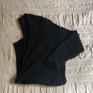 Knit Black American Eagle Cardigan